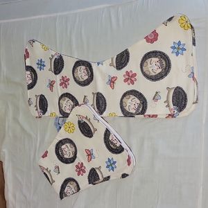 Porcupine burp clothes